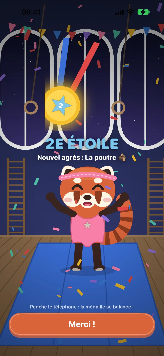 Momo sur le podium avec sa médaille